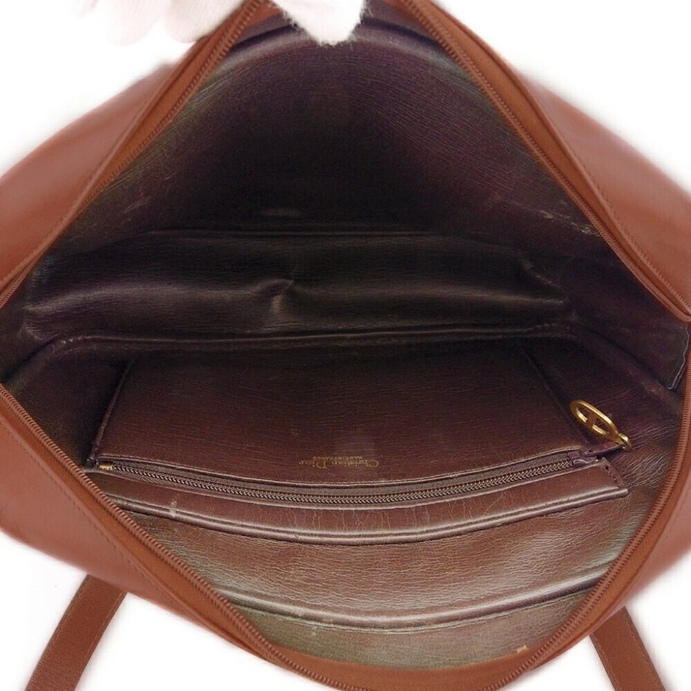 Dior Shoulder Bag Brown gold Women Authentic secondhand - Picture 6 of 7